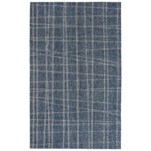 TransOcean Liora Manne Savannah 9506/03 Mad Plaid Blue Rug