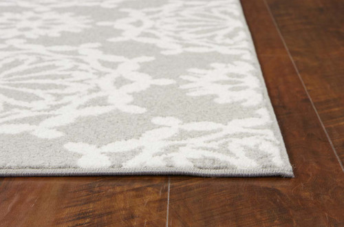 Kas Skyline 6419 Grey Ivory Flora Rug