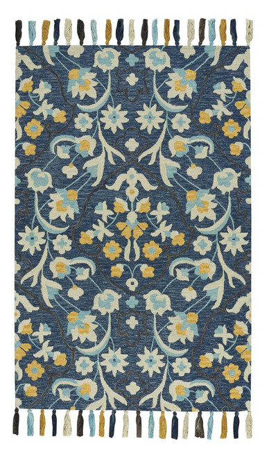 Capel Rambler Lonar 2581-485 Blue Rug