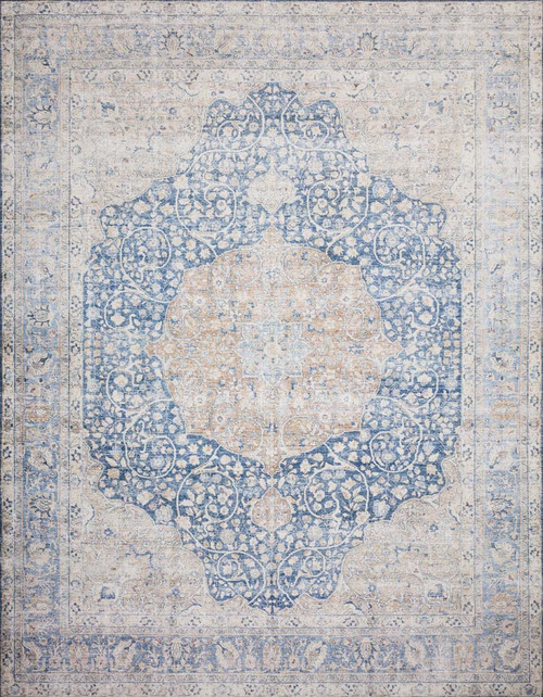 Loloi Layla LAY-07 Blue Tangerine Rug