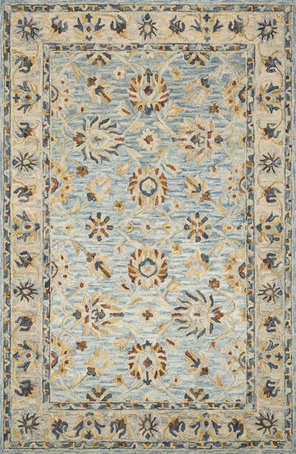 Loloi Victoria VK-18 Light Blue Natural Rug