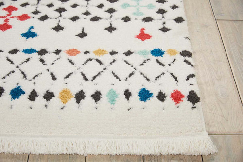 Nourison Kamala DS504 White Rug