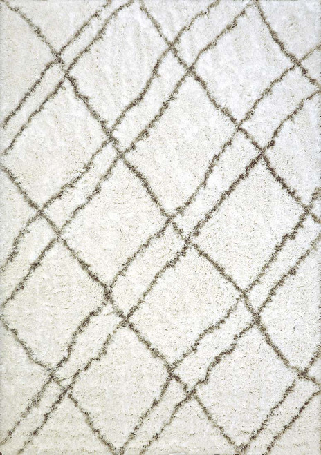 Dynamic Nordic 7431 100 White Silver Area Rug