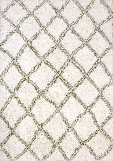 Dynamic Nordic 7432 100 White Silver Area Rug