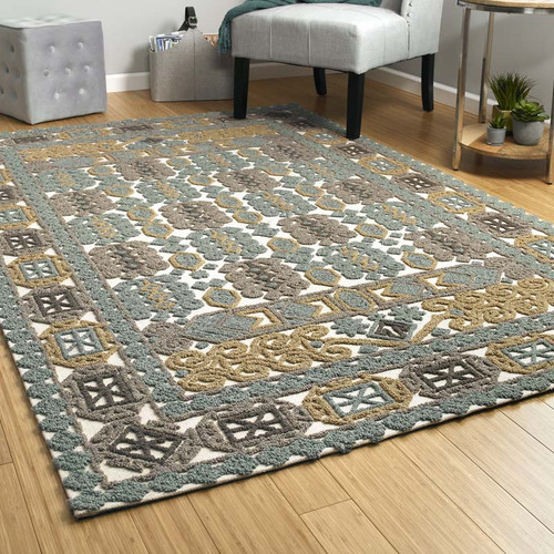 Kaleen Ayrlies Garden AGC05-56 Spa Rug