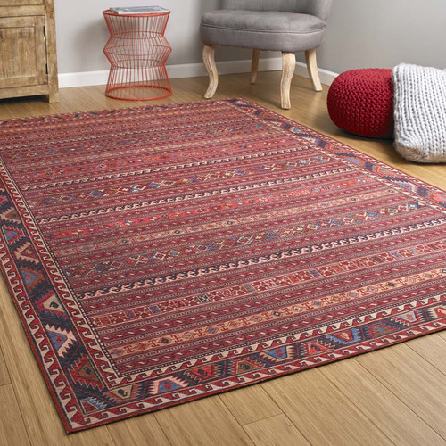 Kaleen Boho Patio BOH02-25 Red Rug