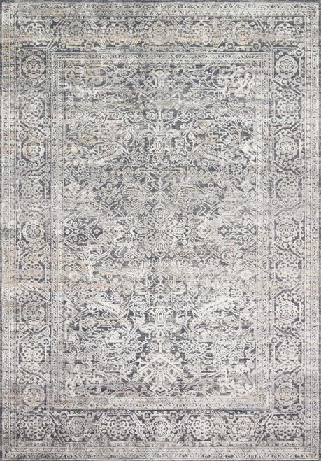 Loloi Lucia LUC-03 Steel Ivory Rug