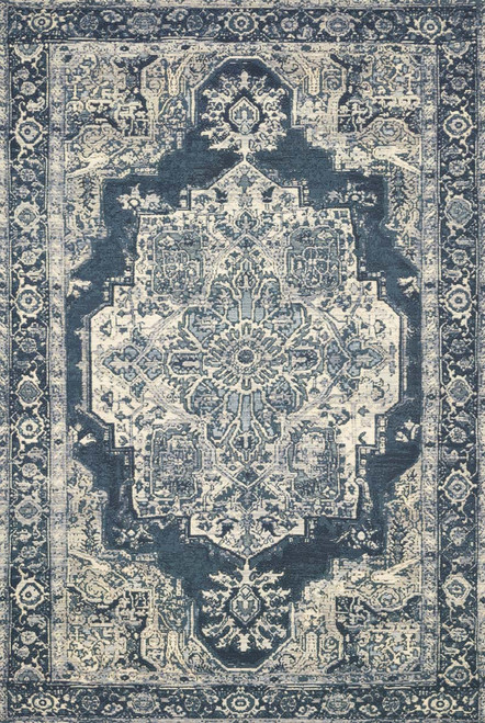 Loloi Mika MIK-01 Dark Blue Dark Blue Rug