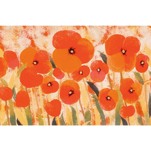 TransOcean Illusions 3283/24 Poppies Red Rug