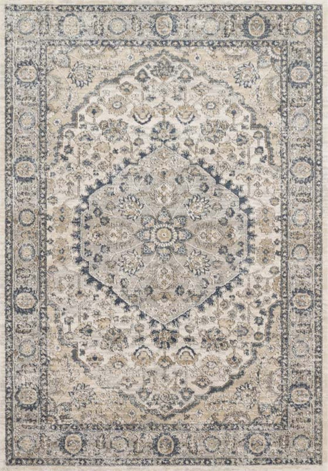 Loloi II Teagan TEA-01 Natural Lt. Grey Rug