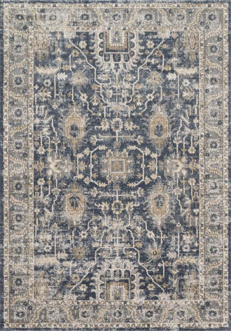 Loloi II Teagan TEA-03 Denim Pebble Rug