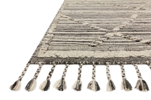 Loloi Iman IMA-01 Ivory Charcoal Rug
