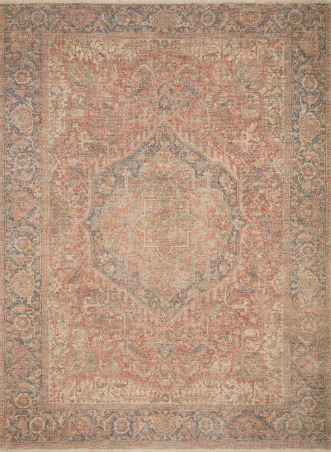 Loloi Priya PRY-07 Brick Navy Rug