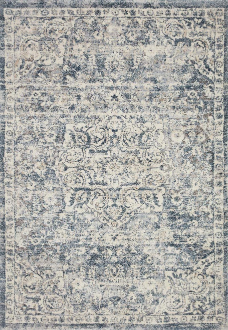 Loloi Theory THY-02 Ivory Blue Rug