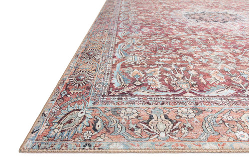 Loloi II Wynter WYN-05 Tomato Teal Rug