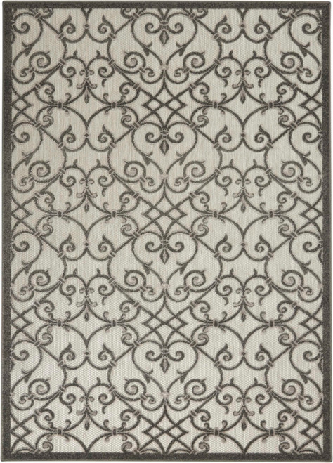 Nourison Aloha ALH21 Grey Charcoal Rug
