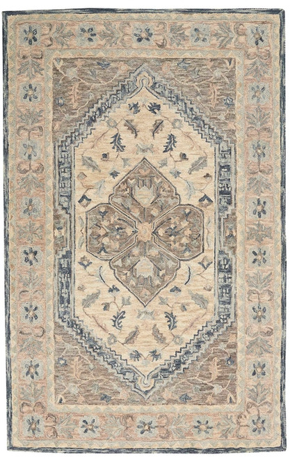 Nourison Bahari BAH03 Grey Rug