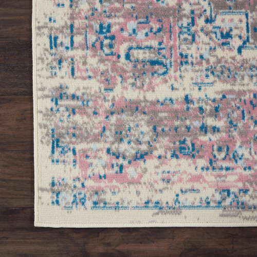 Nourison Grafix GRF14 Ivory Pink Rug