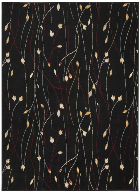 Nourison Grafix GRF15 Black Rug