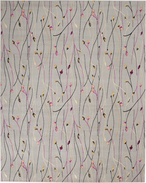 Nourison Grafix GRF15 Grey Rug