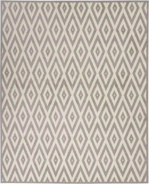 Nourison Grafix GRF18 White Grey Rug