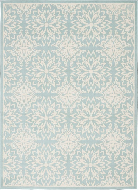 Nourison Jubilant JUB06 Ivory Green Rug