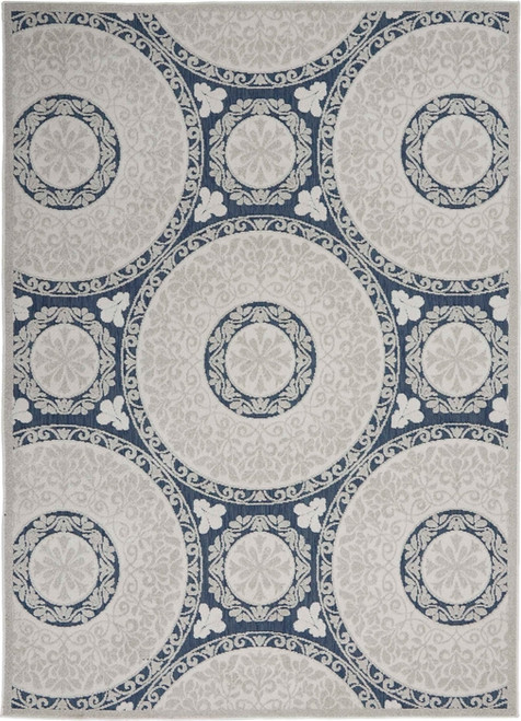 Nourison Key Largo KLG03 Blue Rug