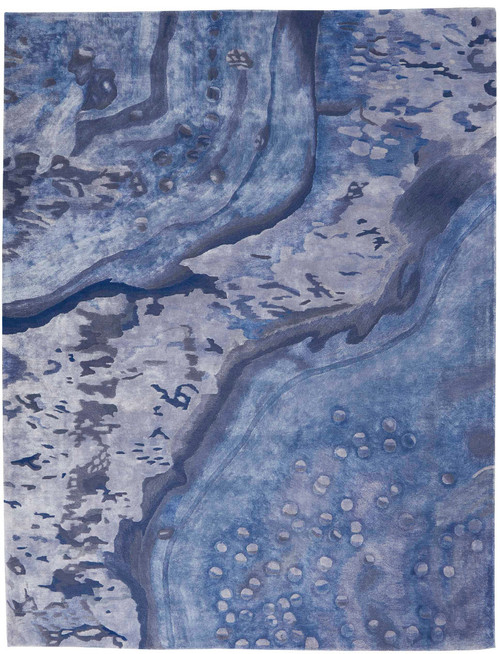 Nourison Prismatic PRS05 Blue Rug