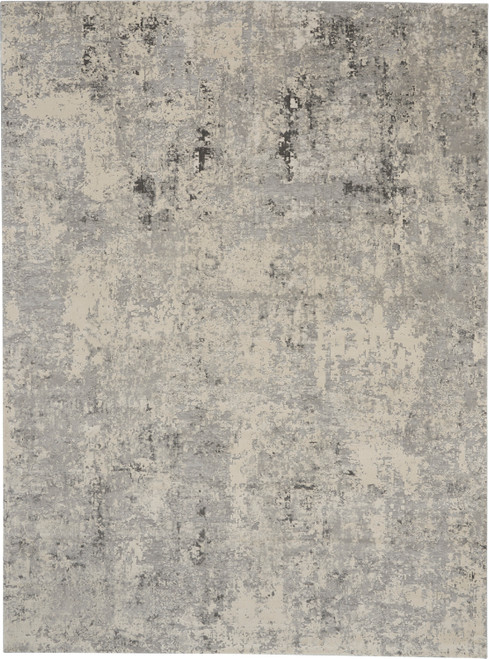 Nourison Rustic Textures RUS07 Grey Beige Rug