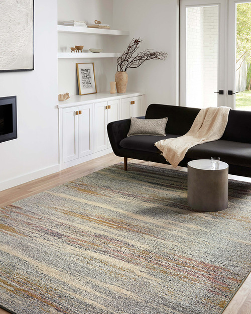 Loloi Bowery BOW-04 Pebble Multi Rug