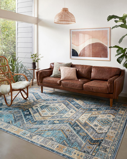 Loloi II Zion ZIO-02 Ocean Gold Rug