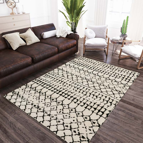 Dalyn Marquee MQ2 Ivory Midnight Rug