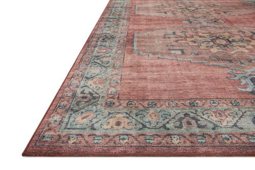 Loloi II Heidi HEI-05 Spice Aqua Rug