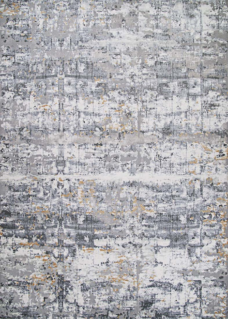 Couristan Brocatelle Lampas  2609-8255 Silver Cream Rug