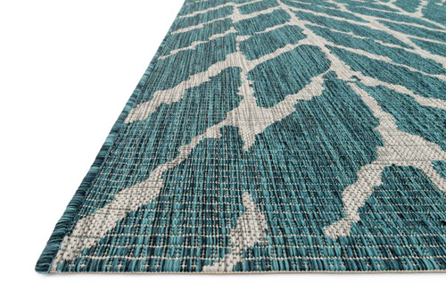 Loloi Isle IE-02 Teal Grey Rug