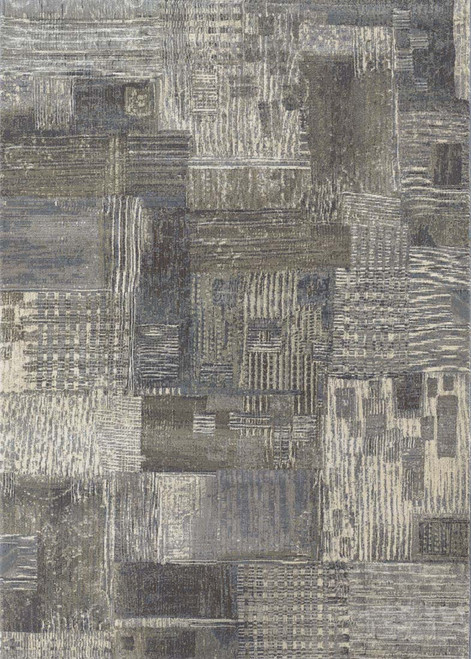 Couristan Easton Abstract Mural 6387-5897 Antique Cream Rug