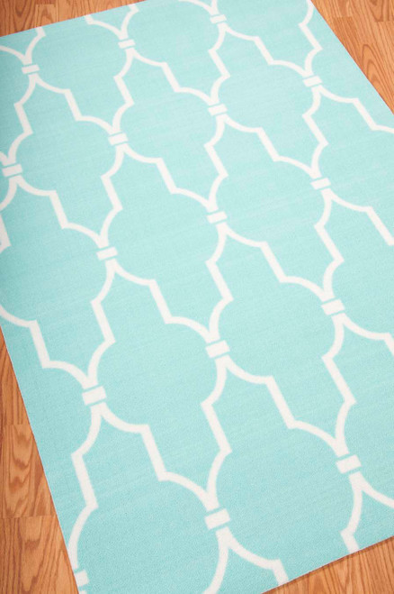 Nourison Home And Garden RS087 Aqua Rug