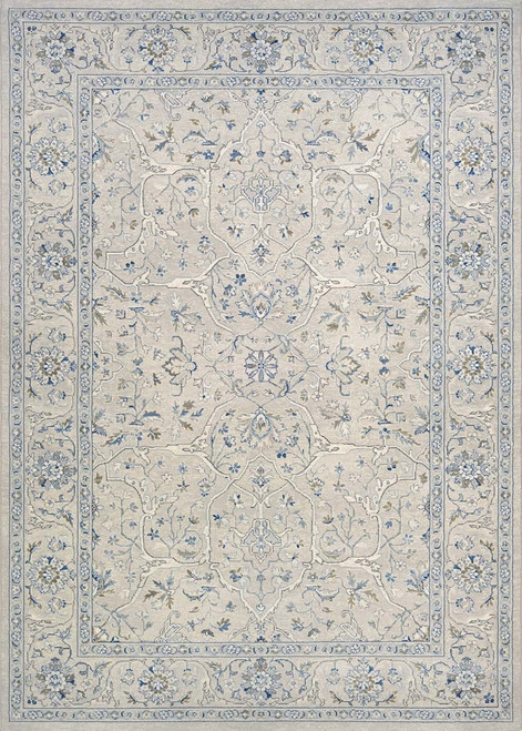 Couristan Sultan Treasures Floral Yazd 7145-9696 Grey Rug