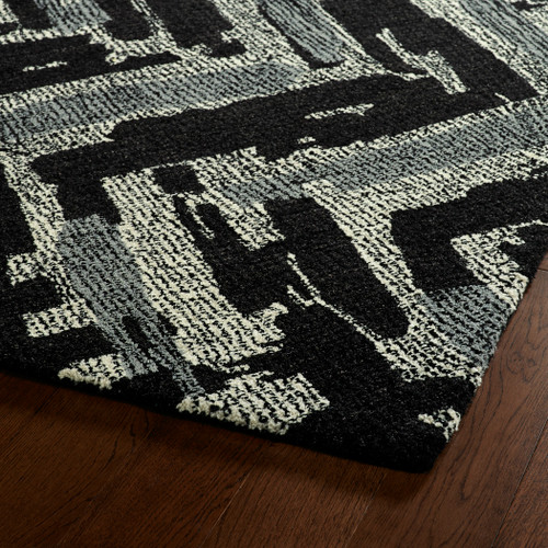 Kaleen Montage MTG03-02 Black Rug