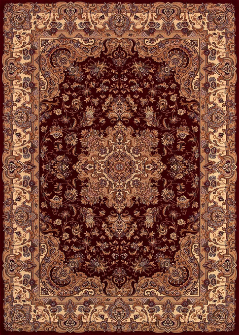 Couristan Himalaya 6289/4783 Annapurna Antique Creme/Persian Red Rug