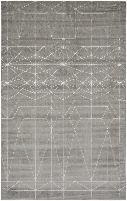 Feizy Braden I3128 Gray White Rug