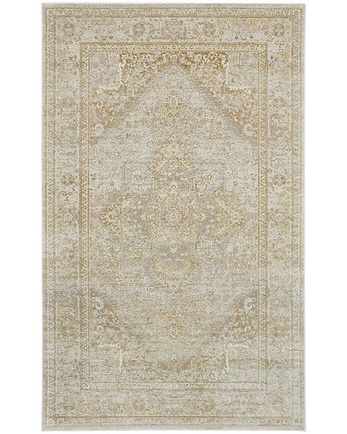 Feizy Aura 3734F Gold Gray Rug