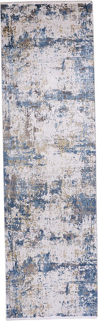 Feizy Cadiz 3891F Ivory Blue Rug