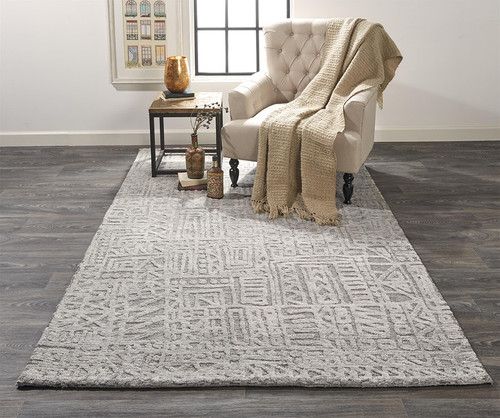 Feizy Colton 8793F Gray Silver Rug