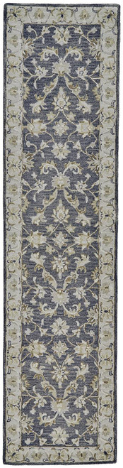 Feizy Eaton 8397F Blue Gray Rug