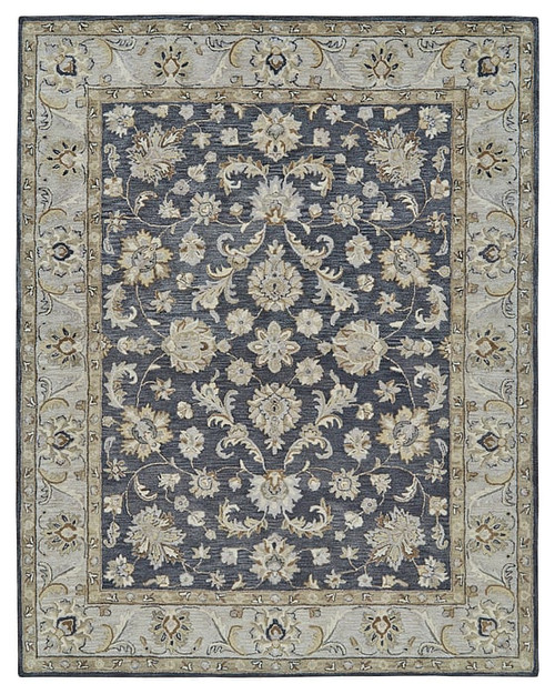 Feizy Eaton 8397F Blue Gray Rug