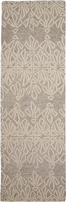 Feizy Enzo 8735F Taupe Ivory Rug