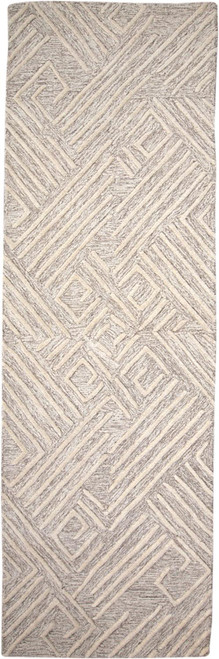 Feizy Enzo 8737F Ivory Tan Rug