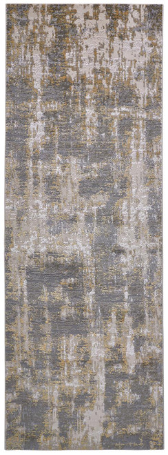 Feizy Waldor 3969F Gray Gold Rug