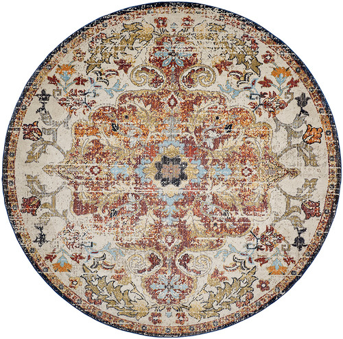 Feizy Bellini I3138 Blue Red Rug